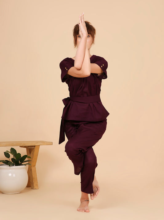 Mukti Yoga Set- Plum Pulse