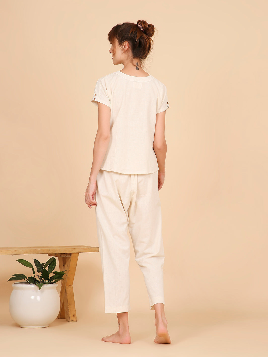 Mukti Yoga Set- Ivory Flow
