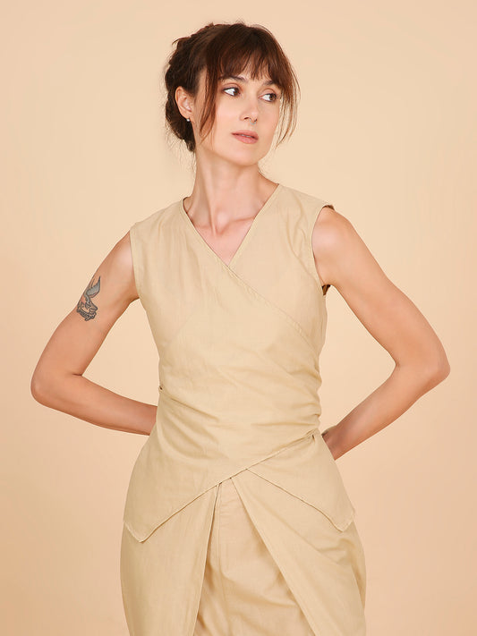Arya Yoga Tops- Chandan