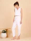 Mantra Wrap Top - White