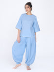 Shakti 2.0 Complete Women Cotton Yoga Set| Powder Blue