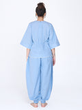 Shakti 2.0 Complete Women Cotton Yoga Set| Powder Blue