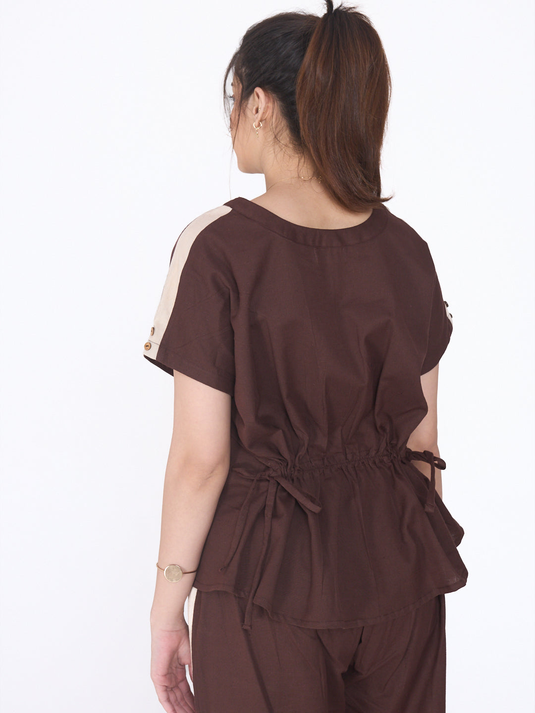 Mukti 2.0 Complete Cotton Yoga Set for Women | Brown