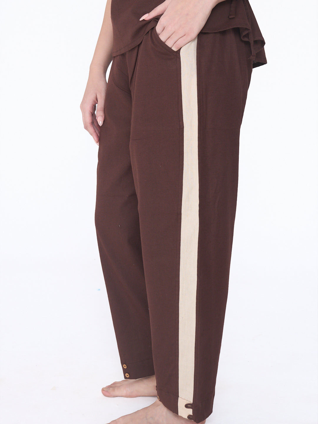 Mukti 2.0 Complete Cotton Yoga Set for Women | Brown