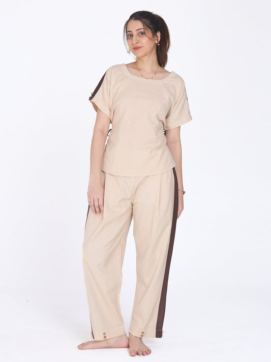 Mukti 2.0 Complete Cotton Yoga Set for Women | Ivory