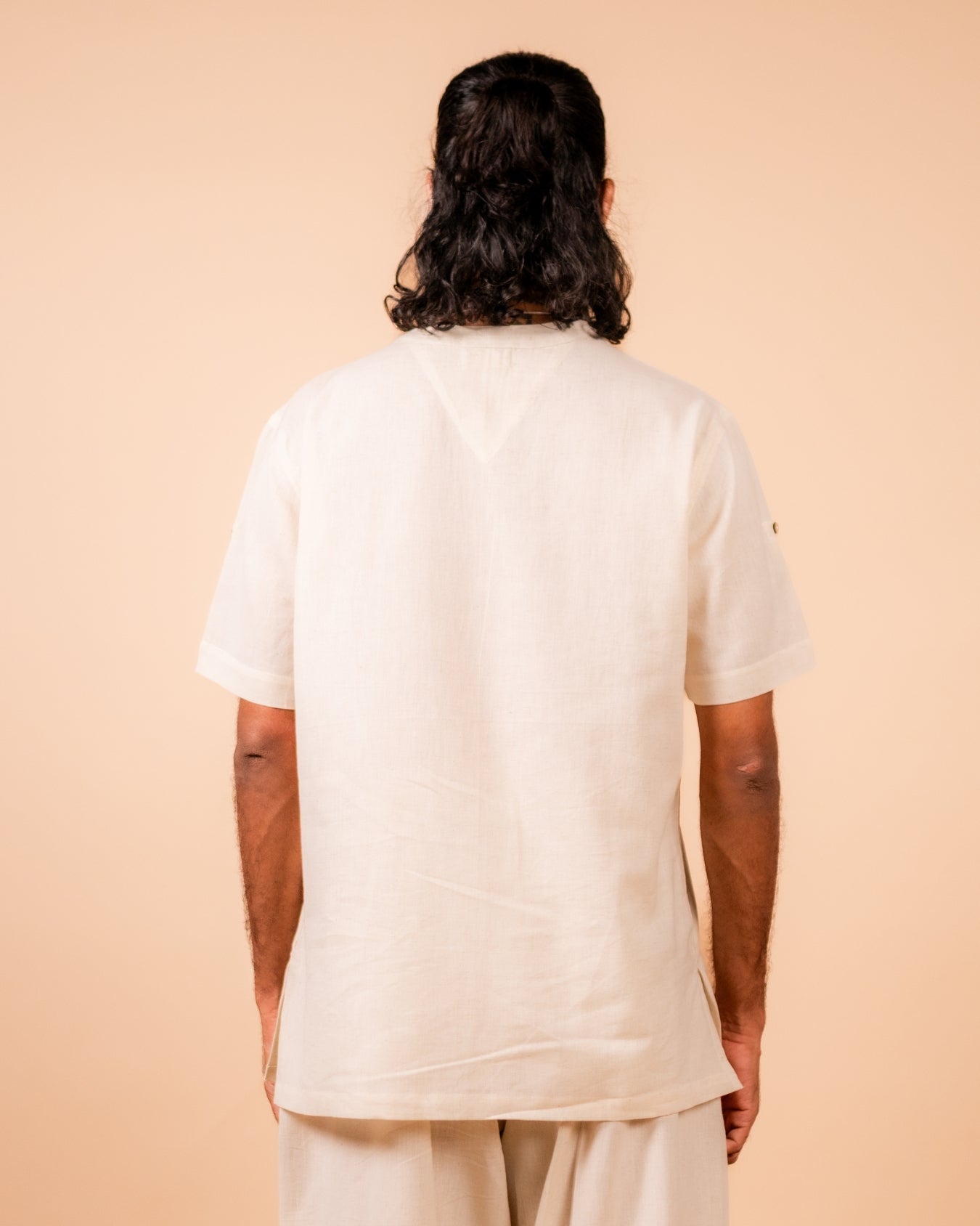 Cotton Yoga Set for Men- Off White | Veer