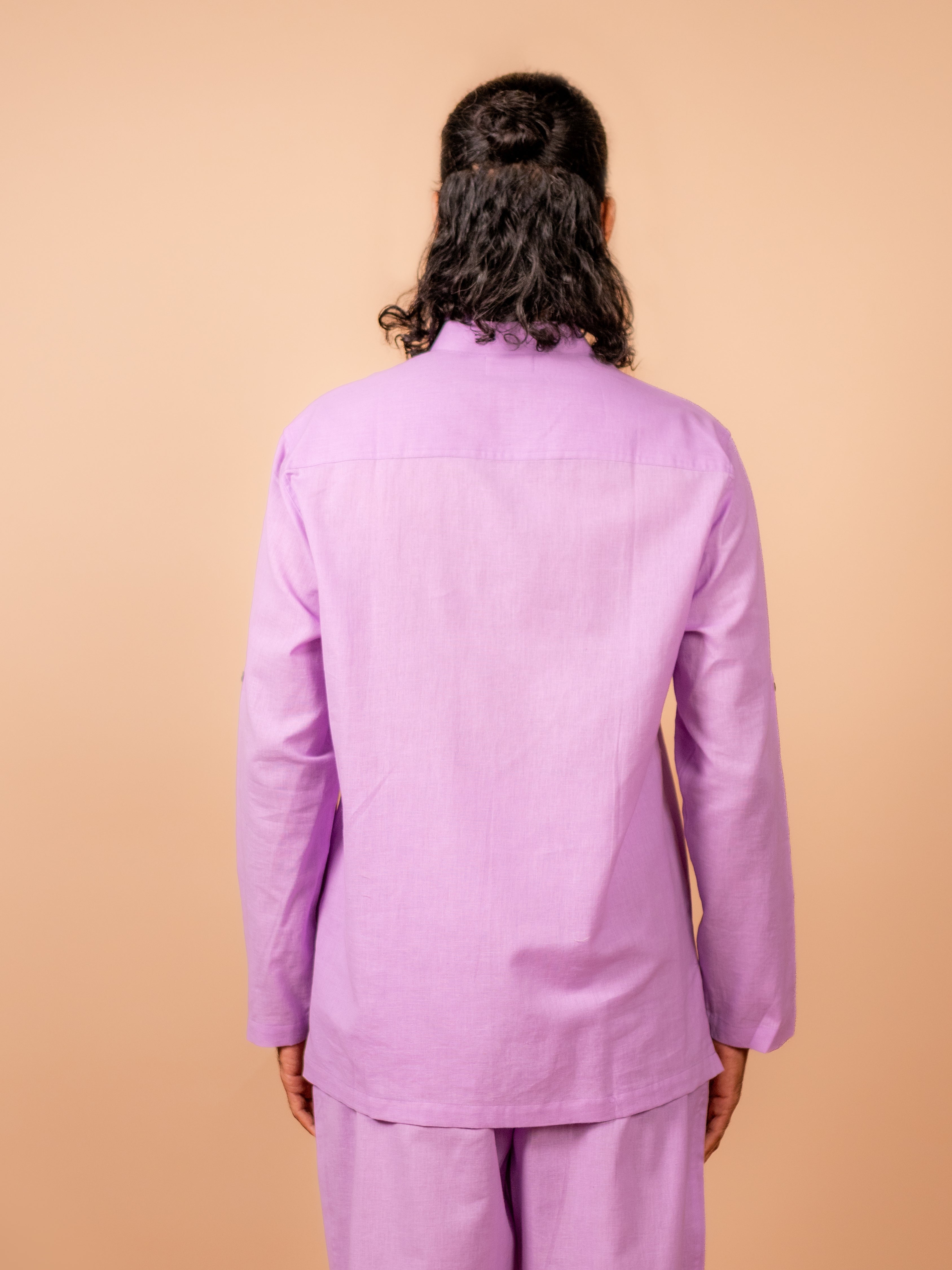 Cotton Yoga Set for Men- Lavender | Tejas