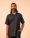 Cotton Yoga Set for Men- Black | Veer