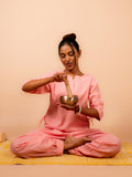 Cotton Yoga Kurta Top for Women- Peach | Aarohi