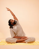Cotton Yoga Set for Men- Off White | Veer
