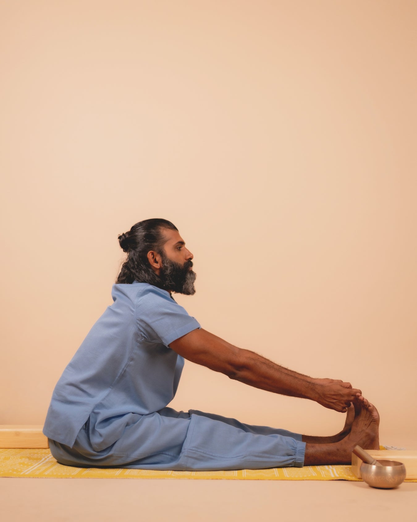 Cotton Yoga Balloon Pants for Men- Powder Blue | Veer