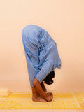 Cotton Yoga Baggy Pants for Women- Powder Blue | Aarohi